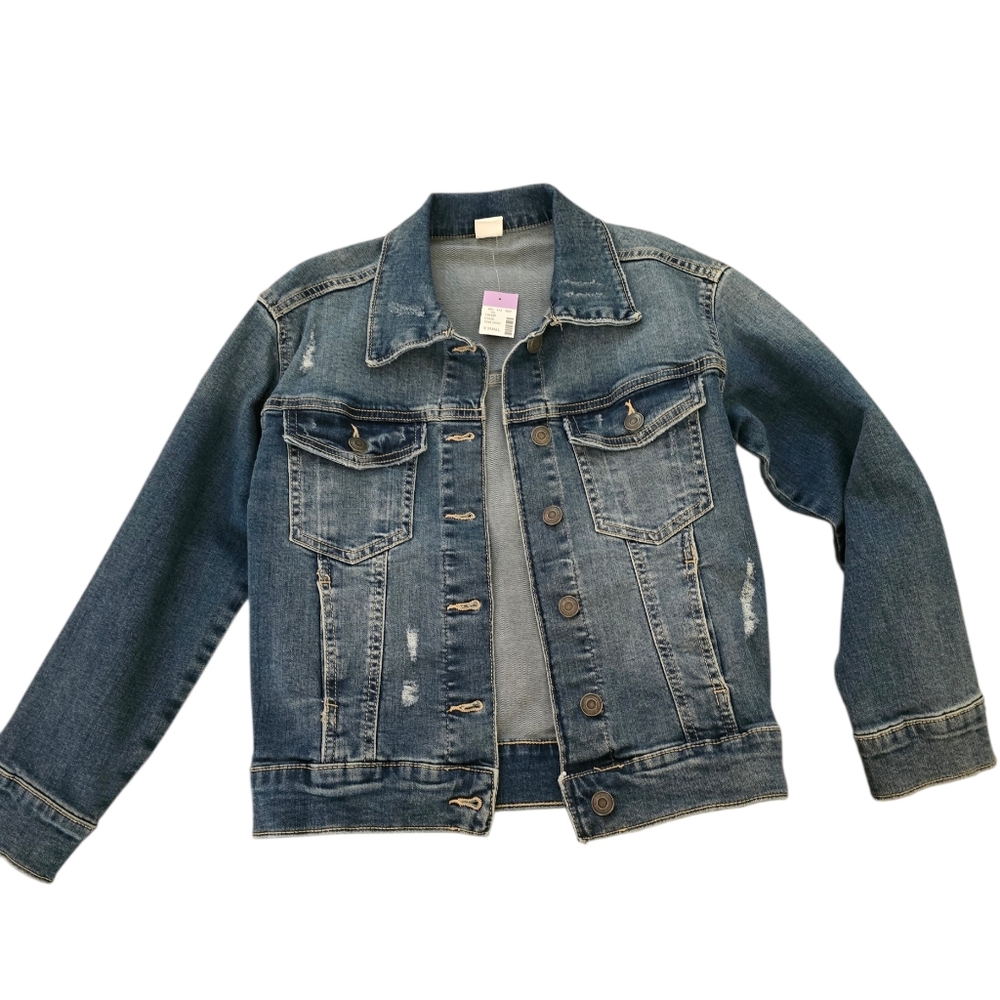 NWT Girls Denim Jacket XS